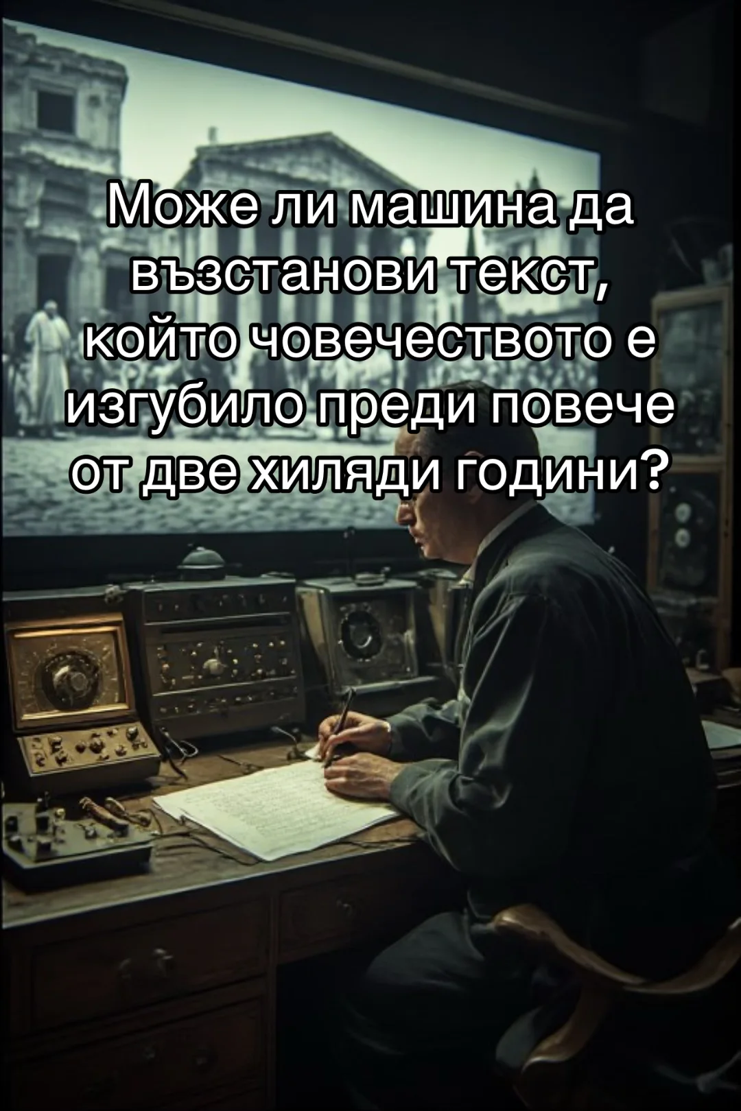 Допълнителна илюстрация: ИЗГУБЕНАТА ПИЕСА, КОЯТО МАШИНАТА ВЪРНАЛА
