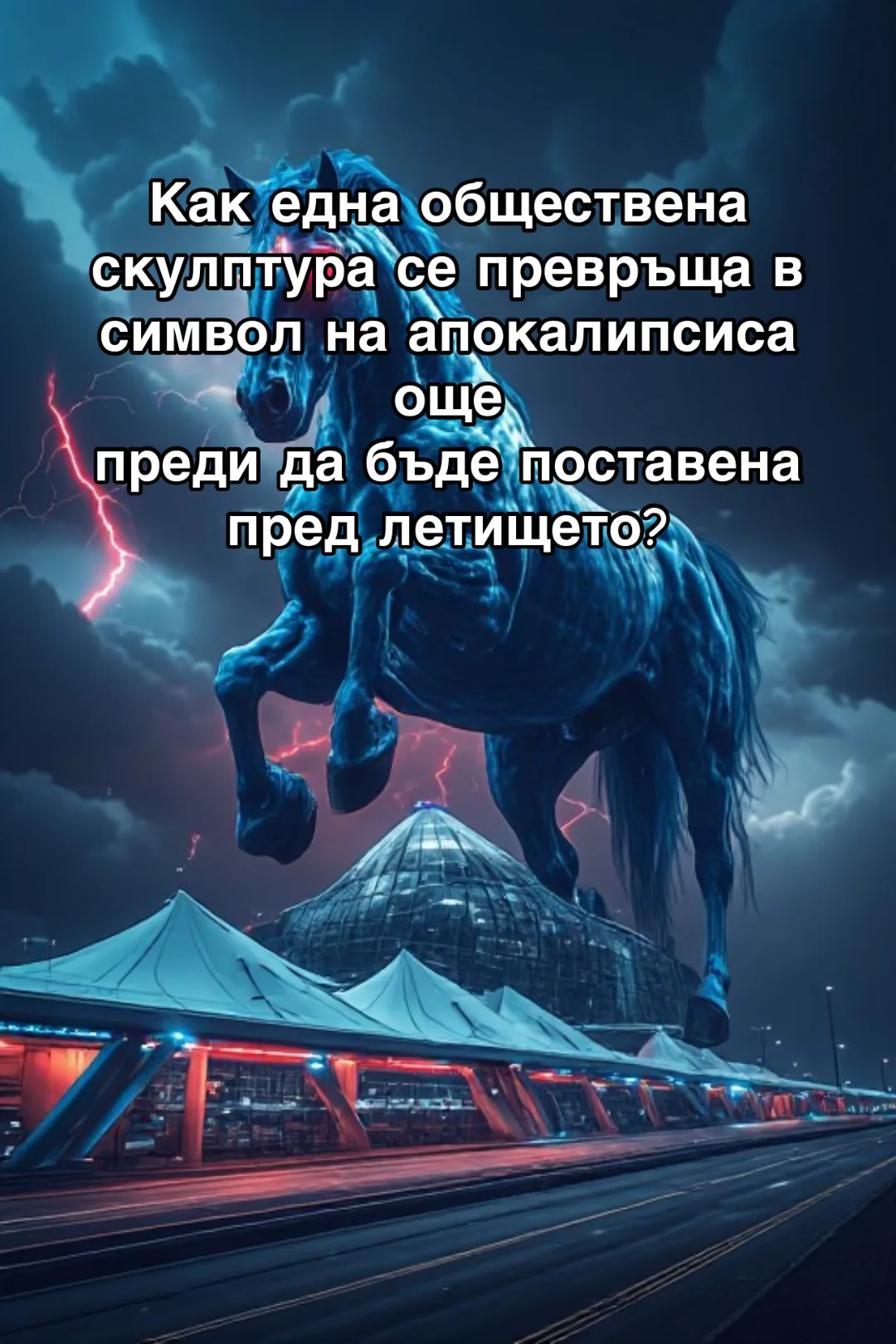 СИНИЯТ КОН С ЧЕРВЕНИ ОЧИ, КОЙТО УБИВА СОБСТВЕНИЯ СИ СЪЗДАТЕЛ