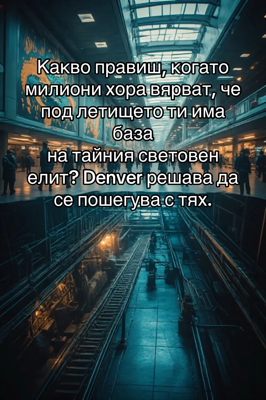 ТУНЕЛИТЕ СА ИСТИНСКИ. ВЪПРОСЪТ Е КЪДЕ СВЪРШВАТ