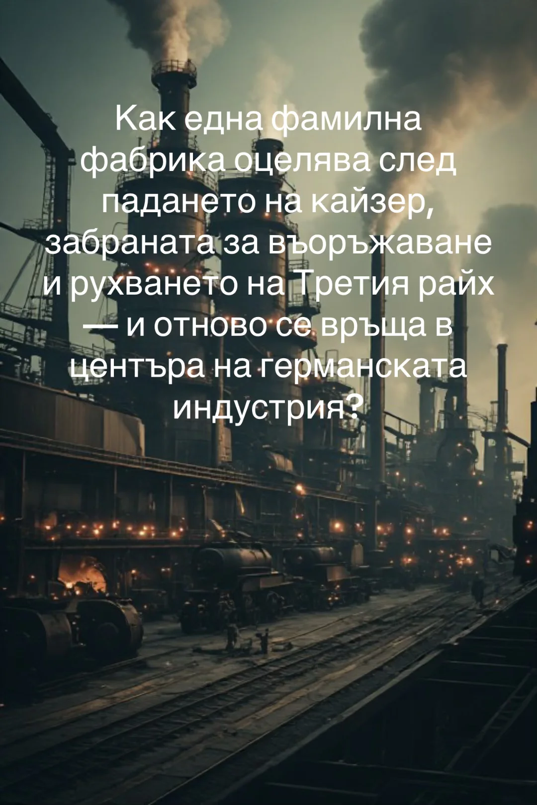 Допълнителна илюстрация: КРУП — ОРЪДИЯТА, КОИТО ПРЕЖИВЯВАТ ИМПЕРИИТЕ