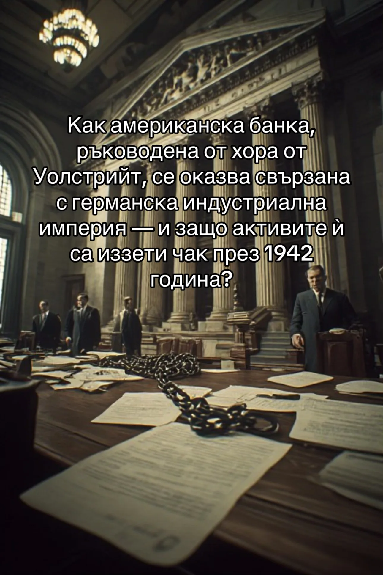 Допълнителна илюстрация: ТИСЕН, БУШ И БАНКАТА МЕЖДУ ДВА СВЯТА