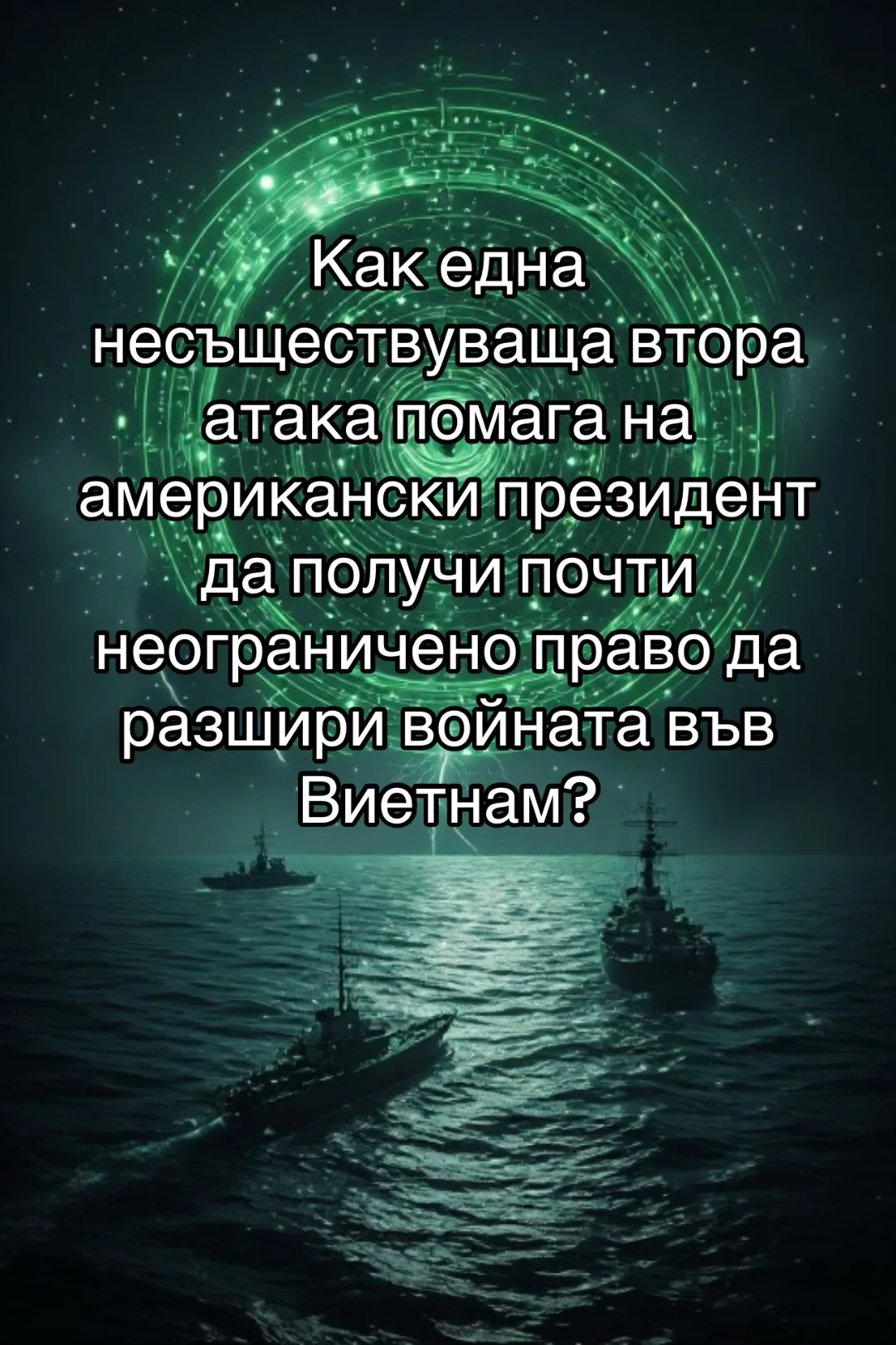 Допълнителна илюстрация: ТОНКИН — АТАКАТА, КОЯТО ПО-КЪСНО СЕ ОКАЗВА, ЧЕ НЕ СЕ Е СЛУЧИЛА