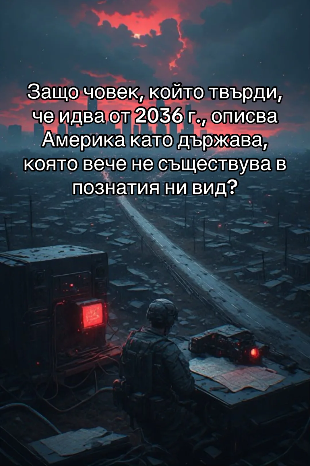 АМЕРИКА ОТ 2036 ГОДИНА ВЕЧЕ НЕ Е АМЕРИКА
