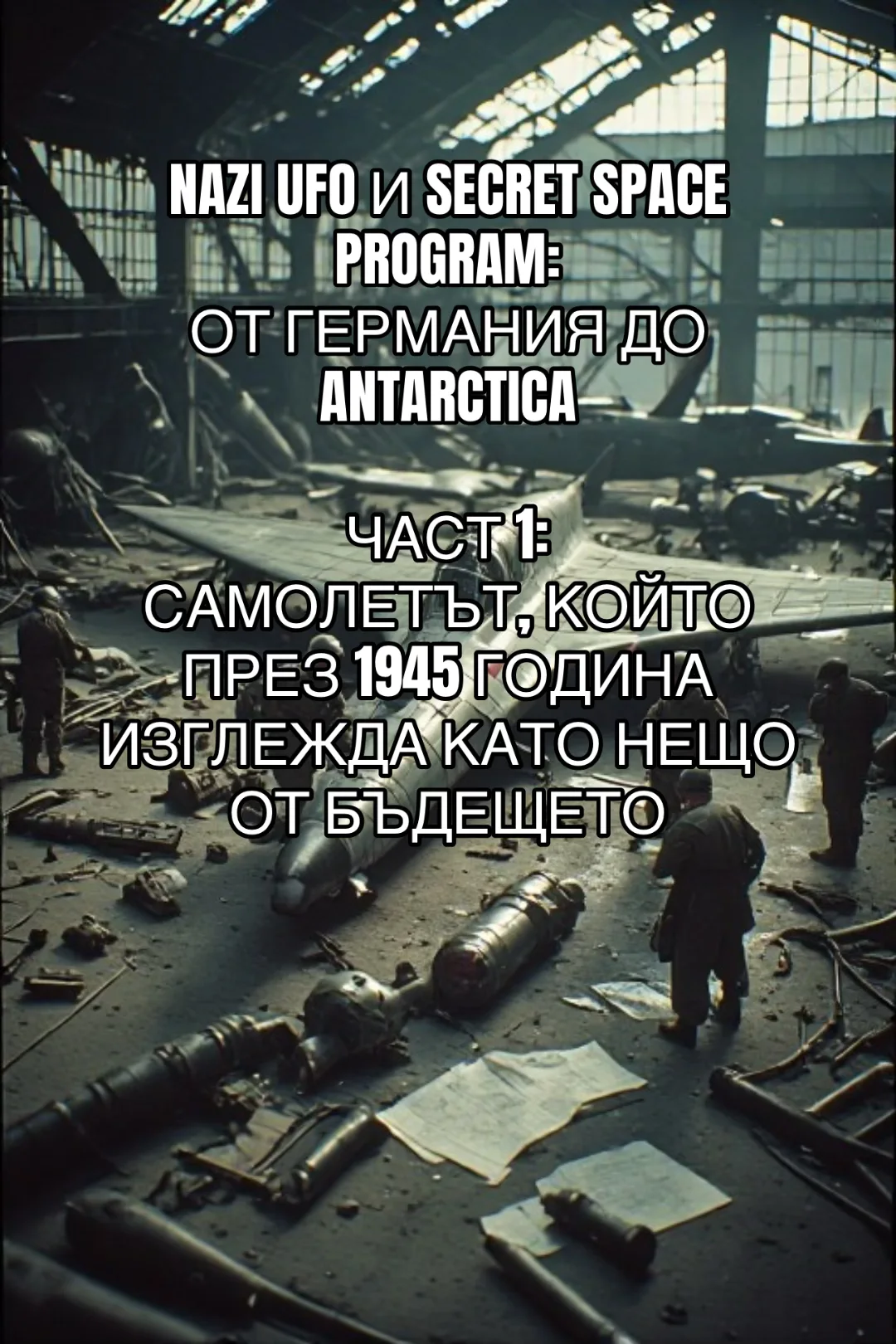САМОЛЕТЪТ, КОЙТО ПРЕЗ 1945 ГОДИНА ИЗГЛЕЖДА КАТО НЕЩО ОТ БЪДЕЩЕТО