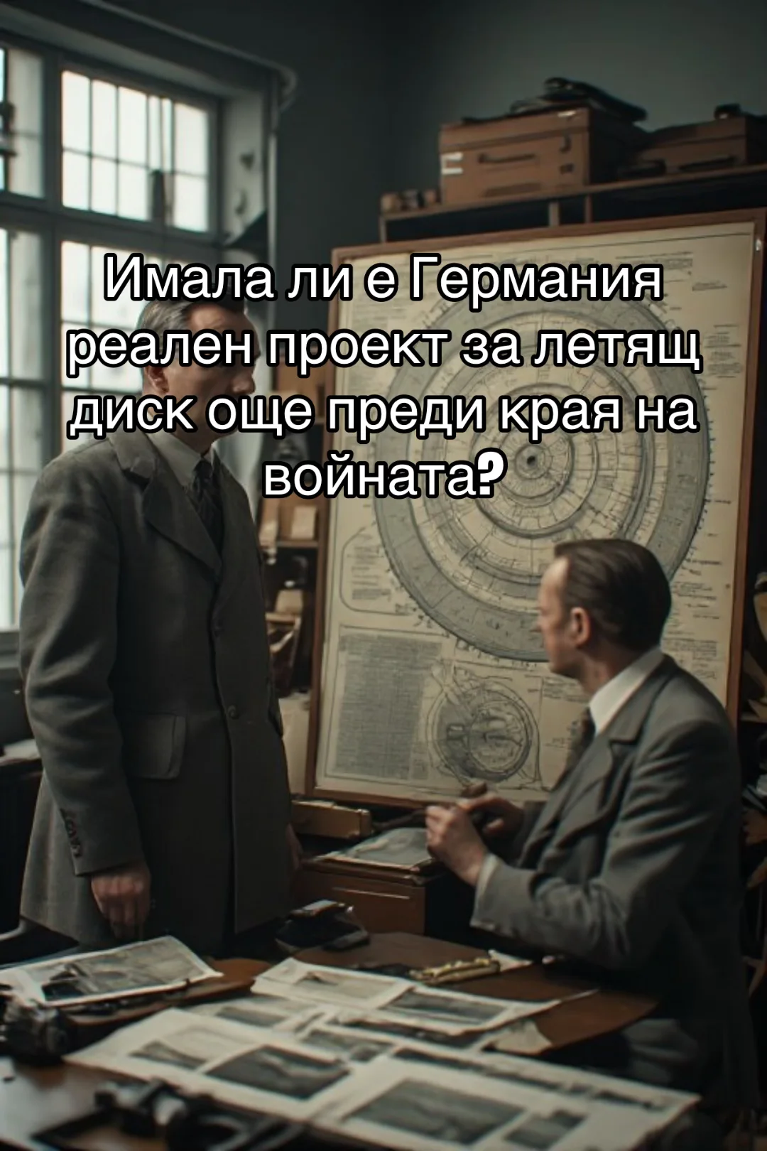 Допълнителна илюстрация: ПРЕЗ 1950 ГОДИНА ДВАМА МЪЖЕ КАЗВАТ, ЧЕ ГЕРМАНИЯ Е ИМАЛА ЛЕТЯЩИ ЧИНИИ