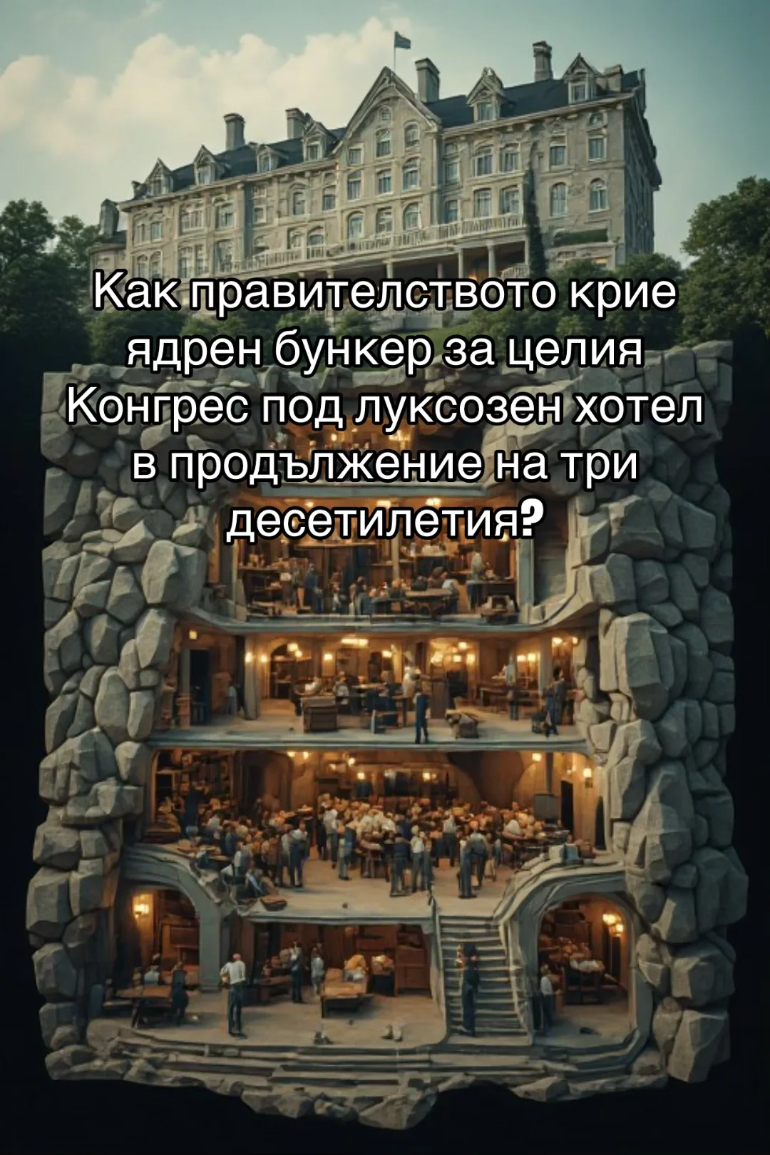 ХИЛЯДИ ГОСТИ СПЯТ НАД БУНКЕР, ЗА КОЙТО НЕ ЗНАЯТ