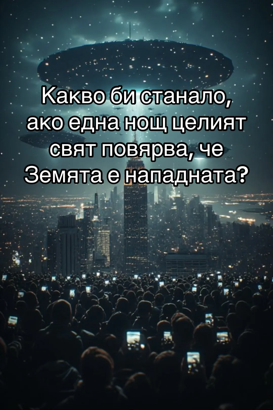 ПОСЛЕДНАТА СТЪПКА Е ДА НИ НАКАРАТ ДА ПОВЯРВАМЕ, ЧЕ НЯКОЙ НИ НАПАДА