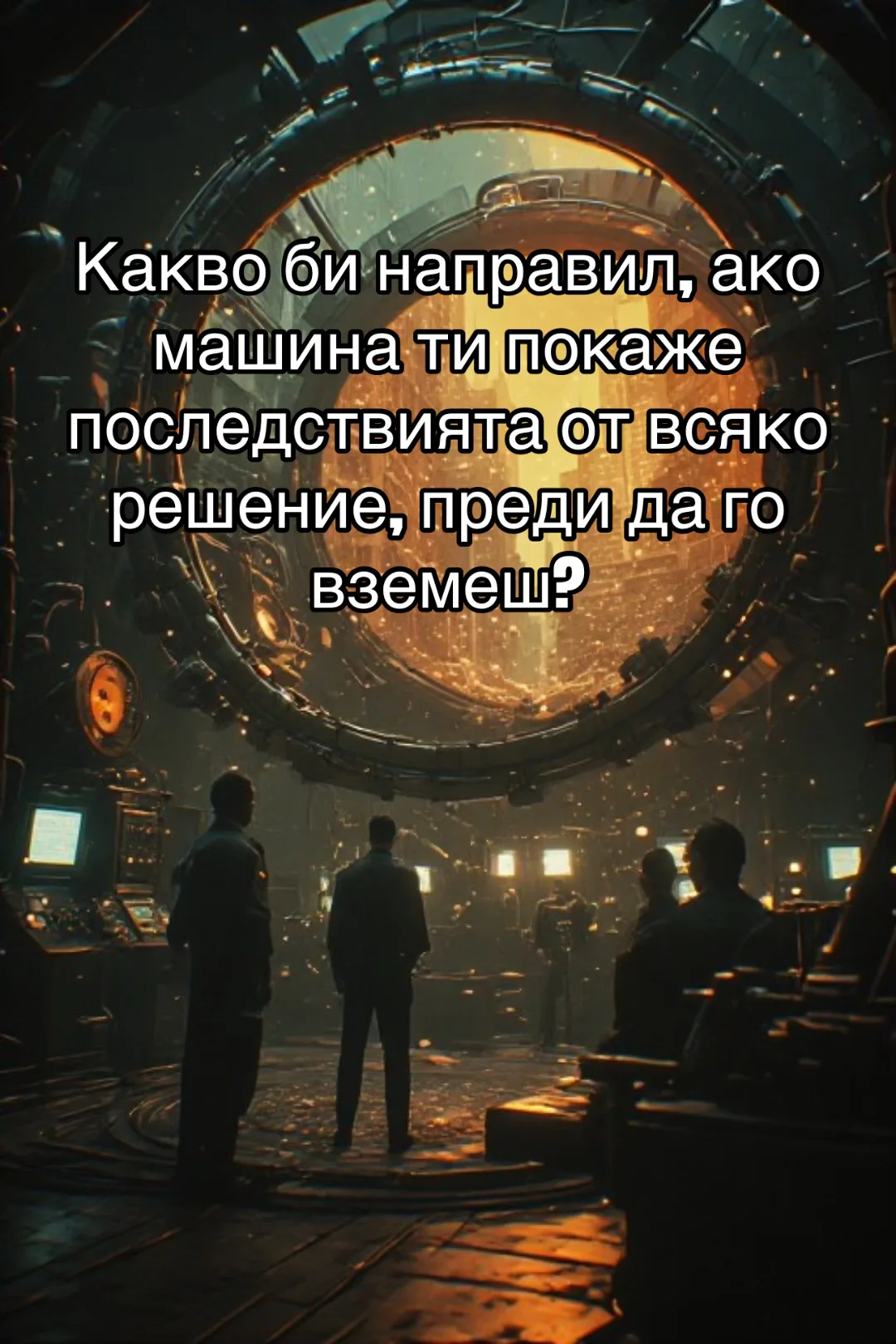 МАШИНАТА, КОЯТО ПОКАЗВА КАКВО ЩЕ СЕ СЛУЧИ