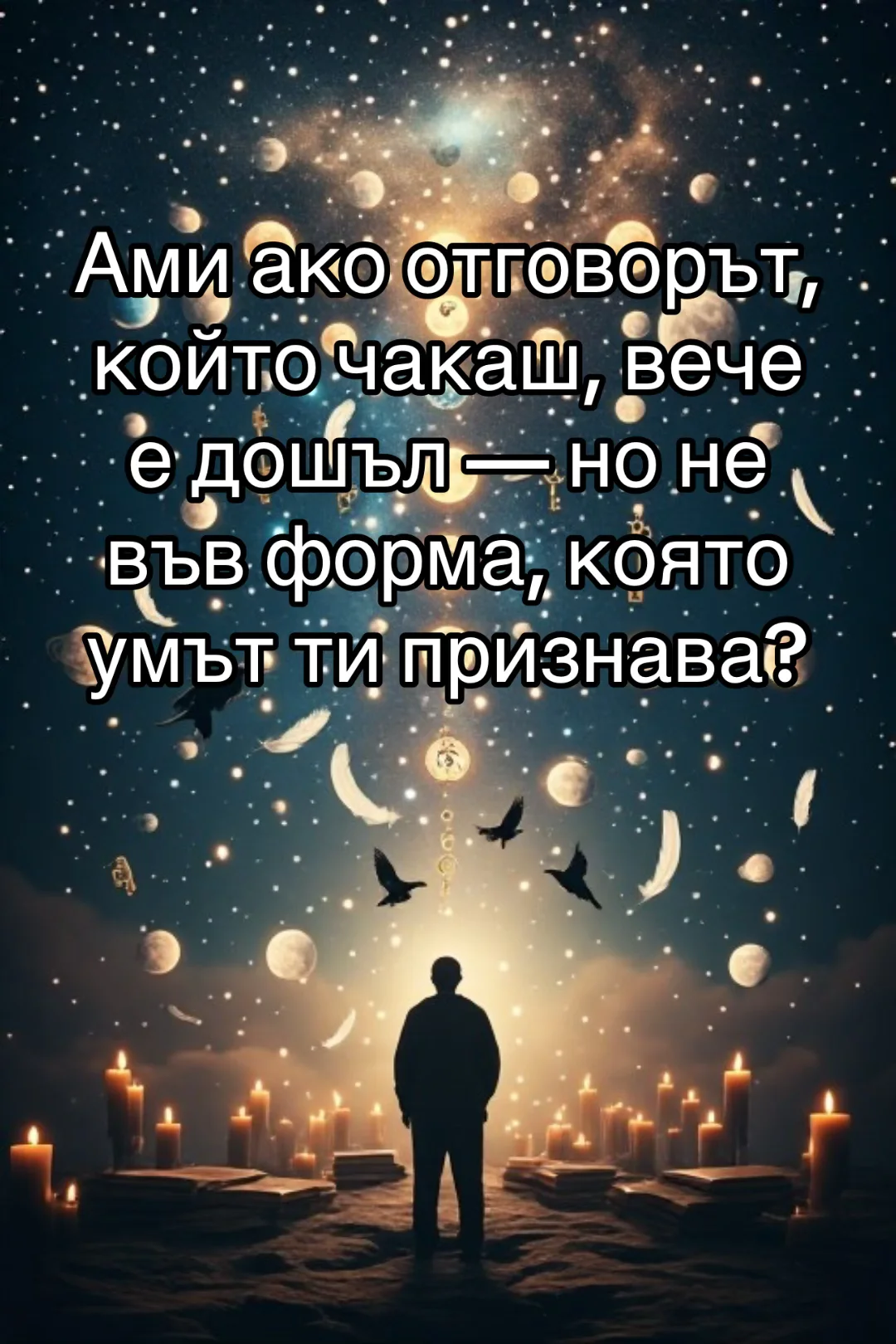 Когато човекът си спомни космоса